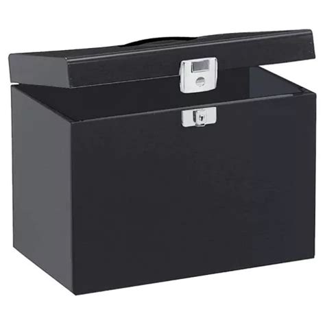 pierre henry a4 metal file box black|lockable metal document box.